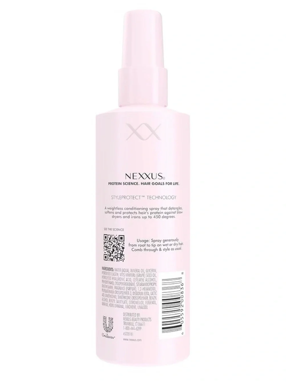 Nexxus Styling Heat Protectant Spray Nourishing Prep & Protect Heat Defense FC1
